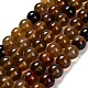 Окрашенные естественный агат бисер пряди G-G203-10D-10mm-2