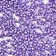 11/0グレードのベーキングペイントガラスシードビーズ  シリンダー  均一なシードビーズサイズ  不透明色の光沢  ミディアムスレートブルー  1.5x1mm程度  穴：0.5mm  約20000個/袋 SEED-S030-1044-2