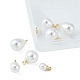 8Pcs 4 Styles ABS Plastic Imitation Pearl Charms KK-YW0001-54-3