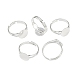 Componenti di anello in ottone&nbsp;X-KK-C3044-10mm-S-5