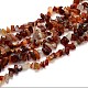 Natural Carnelian Beads Strands G-O049-C-59-1