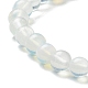 Bracelets élastiques en perles opalite BJEW-A117-B-07-6