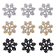 Fingerinspire Christmas Snowflake Rhinestone Patches DIY-FG0001-72-1