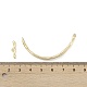 Латуни Переключить застежками KK-U020-07G-4