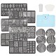 Stainless Steel Nail Art Stamping Plates Kits MRMJ-S035-093-2