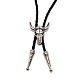 Ox-head Lariat Necklace for Men Women NJEW-WH0011-04AS-2