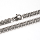 304 Stainless Steel Box Chain Necklaces X-NJEW-H421-1-2