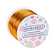 BENECREAT 18 Gauge(1mm) Aluminum Wire 492 FT(150m) Anodized Jewelry Craft Making Beading Floral Colored Aluminum Craft Wire - Gold AW-BC0001-1mm-03-1