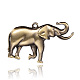 Nickel Free Alloy Elephant Big Pendants PALLOY-J154-05AB-AAA-1