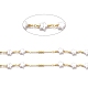 3.28 Feet Handmade Brass Twist Chains X-CHC-L039-22G-2
