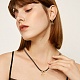 304 Stainless Steel Pendant Tiered Necklaces and Dangle Stud Earrings Sets SJEW-UN0001-01G-6