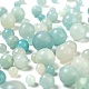 340pcs 4 perles d'amazonite naturelle de style G-LS0001-52-4