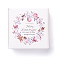 Boîte en carton de bonbons de mariage pliante créative CON-I011-01J-5
