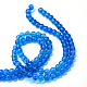 Chapelets de perles rondes en verre transparent peint DGLA-Q022-6mm-23-3