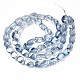 Electroplate Glass Beads Strand EGLA-S188-23-A02-2