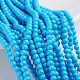 Painted Glass Bead Strands DGLA-S071-4mm-12-1