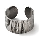 304 Stainless Steel Open Cuff Ring Components STAS-C079-03P-2