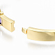 Micro ottone spianare braccialetti zirconi BJEW-T018-03G-NF-4