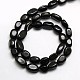 Natural Obsidian Nuggets Beads Strands G-L154-16-3