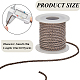 10 m geflochtenes Lederband WL-SC0001-04-2