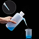Bottiglie di lavaggio unitario in plastica graduata a bocca larga AJEW-WH0104-33-4