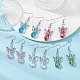 Tibetan Style Alloy Angel Fairy Dangle Earrings EJEW-JE05425-02-2