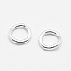 925 anillos redondos de plata esterlina STER-L063-03A-S-2