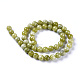 Naturels chinois perles de jade brins G-G735-38-6mm-5