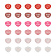 Beadthoven 30 pz 6 colori pendenti acrilici opachi di san valentino SACR-BT0001-03-1