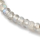 Braguilles en perles de labradorite naturelles BJEW-JB06384-10-4