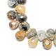 Brins de perles de pierres précieuses d'agate folle naturelle G-T006-10-1