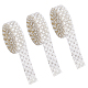 Benecreat Glitzerglas Hotfix Strass & ABS Imitation Perlen (Schmelzkleber auf der Rückseite) DIY-BC0003-36-1