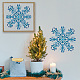 FINGERINSPIRE 2 PCS Layered Snowflakes Stencil for Painting 30x30cm Reusable Snowflakes Pattern Drawing Template Christmas Theme Stencil for DIY Painting Drawing Crafts Home Decor DIY-WH0394-0087-5