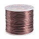 BENECREAT 17 Gauge (1.2mm) Aluminum Wire 380FT (116m) Anodized Jewelry Craft Making Beading Floral Colored Aluminum Craft Wire - Brown AW-BC0001-1.2mm-11-1