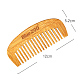 Natural Bamboo Hair Combs MRMJ-R047-103-2