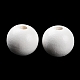 Spray Painted Natural Wood Beads WOOD-R272-02B-3