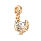 Подвеска из сплава с кристаллами и стразами в европейском стиле PALLOY-S189-36G-1