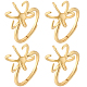 Risultati ad anello regolabili in ottone&nbsp;KK-BBC0023-69B-1