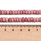 Природные родонит бисер нитей&nbsp;G-G317-A19-3X6MM-4