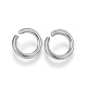 304 Stainless Steel Open Jump Rings X-STAS-E113-09P-2