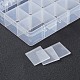 Пластиковые ящики для хранения органайзеров X-CON-WH0001-03-3