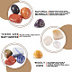 Yilisi 20шт 10 стиля бусины из натуральных смешанных драгоценных камней G-YS0001-16-4