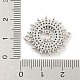Rack Plating Brass Micro Pave Cubic Zirconia Connector Charms ZIRC-P111-06P-3