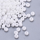 Perles de rocaille de verre opaques SEED-Q025-2mm-K07-2