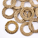 Handmade Reed Cane/Rattan Woven Linking Rings WOVE-T005-05A-1
