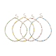 Ожерелье из акрилового искусственного жемчуга и стеклянных зерен для женщин NJEW-JN04278-1