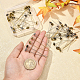 SUNNYCLUE 1 Box 64Pcs 8 Styles Flower Head Pins Antique Tibetan Style Beads Ball Head Pins Brass Jewellery Needles findings for Women Beginners DIY Earring Necklace Making Crafts TIBE-SC0001-39-3