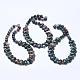 Colliers avec perles en agate indienne naturelle NJEW-G919-01-2