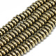 Electroplate Non-magnetic Synthetic Hematite Beads Strands G-T061-42H-1