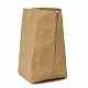 洗える茶色のクラフト紙袋  植物植木鉢多機能ホーム収納バッグ  ペルー  27.5x15x15cm CARB-H025-M01-2